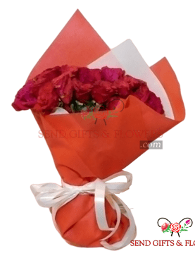 36 Red Roses Bubbling Love Bouquet