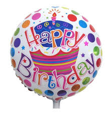Happy Birthday Inflated Foil Balloon