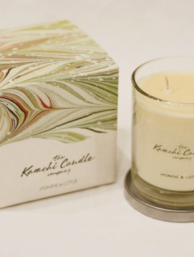 Jasmine & Lotus Scented Candle