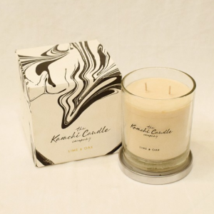 Lime & Oak Scented Candle