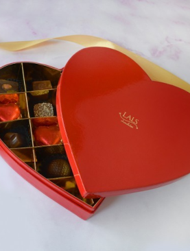 Red Heart Lals Chocolate Box 14 Pieces