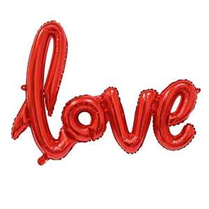 Red Love Self Inflating Foil Balloon