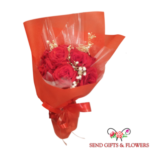 Red Love Flowers Bouquet