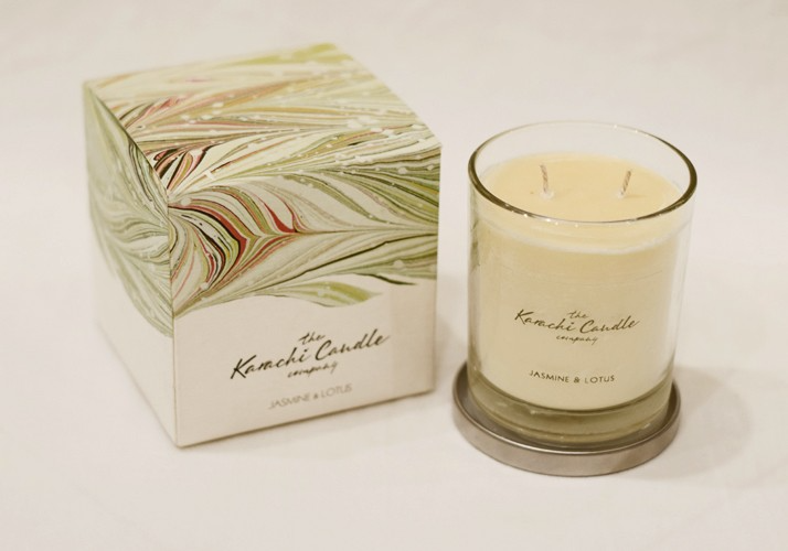 Jasmine & Lotus Scented Candle