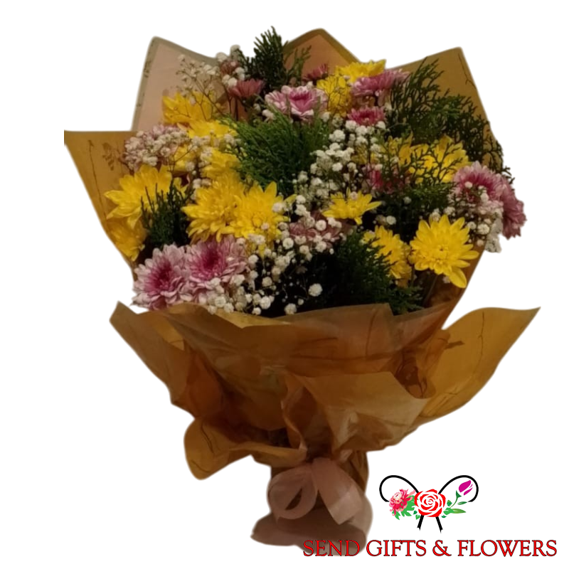Colors of Life Flowers Bouquet