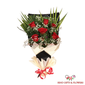 6 Red Rose Bouquet